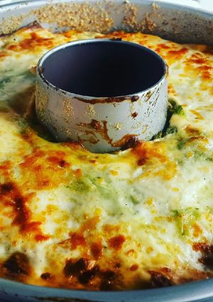 Foto di Sformato di riso agli spinaci con salsiccia dei nebrodi