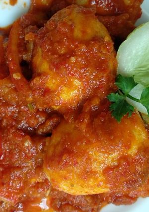 Foto resep Telur tahu balado