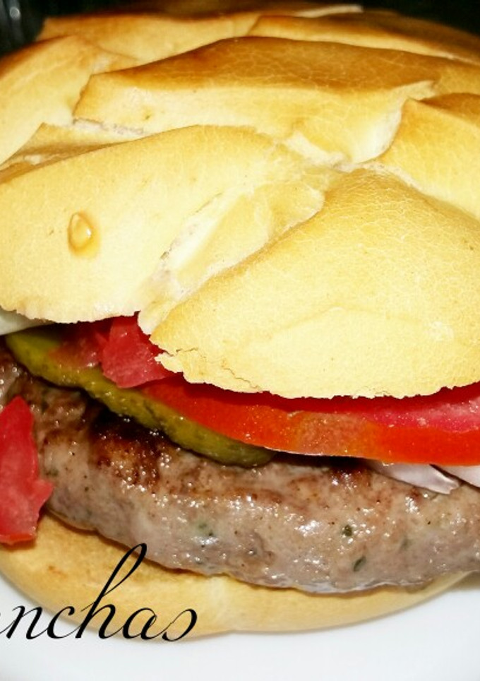 Una foto de Hamburguesa de lomo abierto de ternera