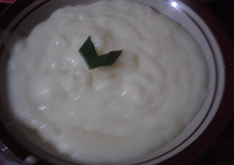 Fla susu vanilla tanpa telur