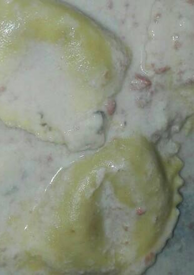 Una foto de 755. Pasta con salsa roquefort casera