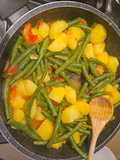 Fagiolini/Cornetti in umido saporiti con patate