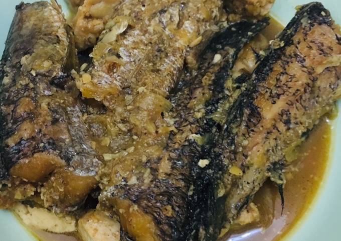 Semur ikan gabus