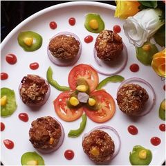 A picture of Corns oats balls.