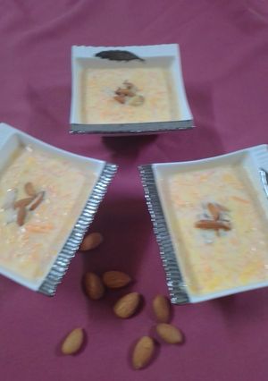 A picture of Carrot kheer.