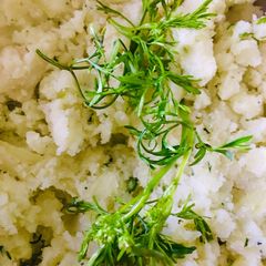 A picture of Fluffy and spicy potato vorta.