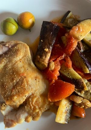 รูปของ ไก่อบหมักผงกะหรี่ (วัตถุดิบธรรมชาติ 100% ไม่มีซอสปรุงรส)