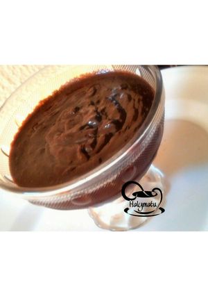 A picture of Peanutella (homemade nutella using peanuts).