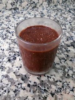 Una foto de Pudding de chía y cacao