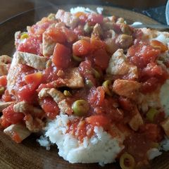A picture of Pork & Olives.