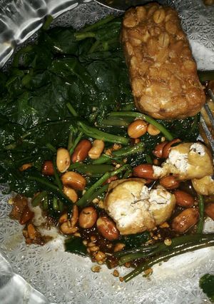 Foto resep Rujak kangkung dadakan