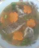 Cá bơn nấu canh cà rốt