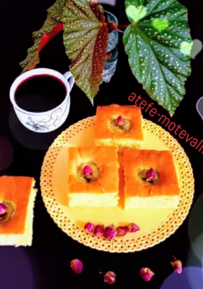 عکسی از دستور کیک پای موز