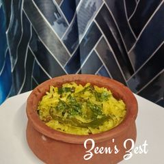 A picture of Raw Papaya Sambharo.