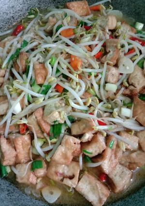 Foto resep Tumis Tauge dan Tahu
