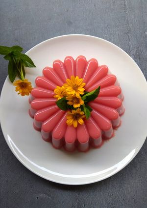 Foto resep #pudding jambu batu