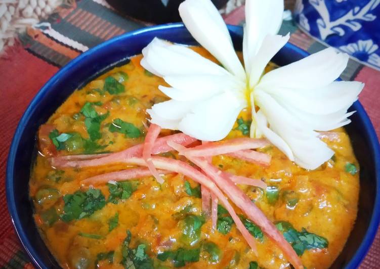 Recipe of Quick Bhaji Cha Kalavan/Vegetable gravy