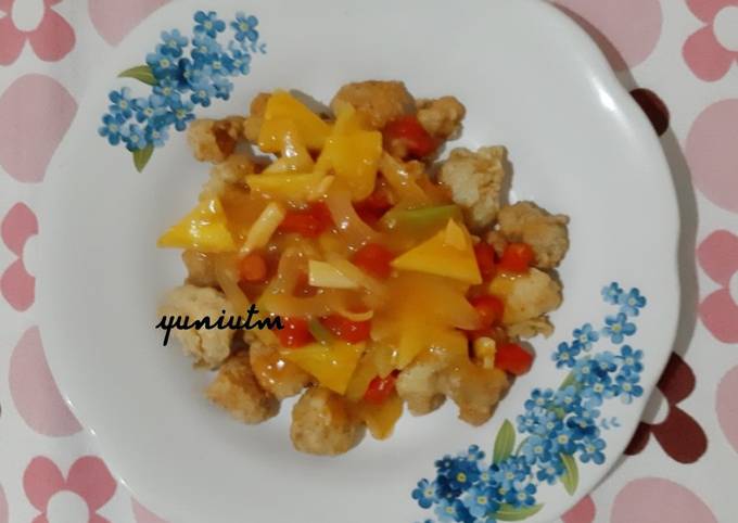 Cara Gampang Menyiapkan Ayam Tepung Asam Manis Anti Gagal