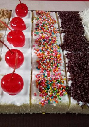 Foto resep Bolu jadul aneka topping