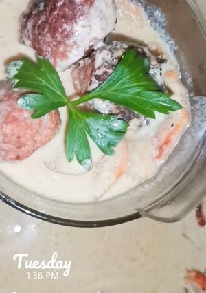 صورة لوصفة صينية كفتة بالطحينية