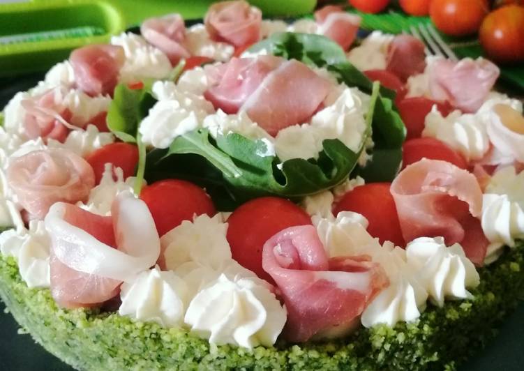 Recetta di Premiato Cheesecake salata senza cottura🍅🌿