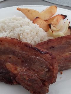 Sült oldalas (air fryerben) recept fotója