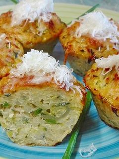 Cukkinis-burgonyás röszti muffin recept fotója