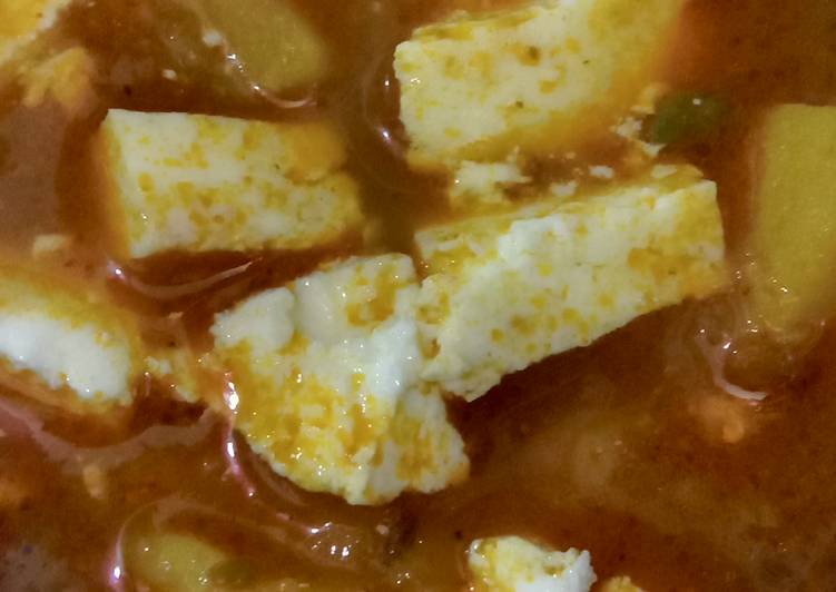 Simple Way to Prepare Perfect Aloo Paneer Sabzi