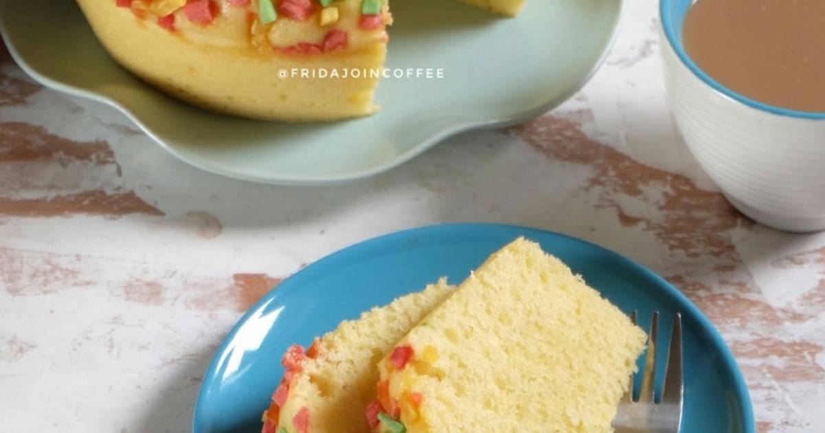 Resep Bolu Tape Kukus (No Mixer) oleh fridajoincoffee Cookpad