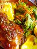 Pollo en salsa de miel