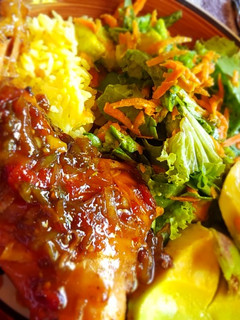 Una foto de Pollo en salsa de miel