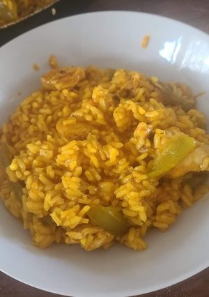 Una foto de Arroz con pollo