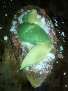 Una foto de Huarache de nopal