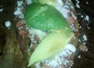 Una foto de Huarache de nopal
