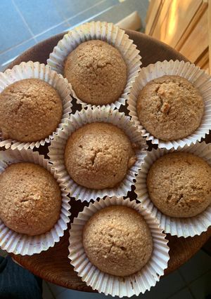 Una foto de Muffins de Coco 🥥(con harina integral)