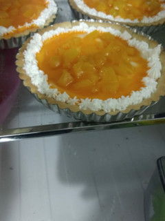 Una foto de Tarta de durazno