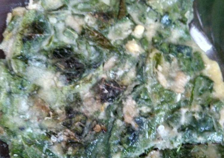 Bahan Menyiapkan Dadar daun ketela pohon Anti Gagal