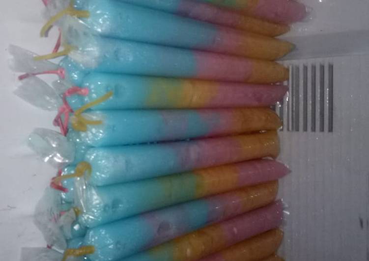 Rahasia Membuat Es Lilin Mambo Pensil Rainbow Pop Ice Yang Gurih