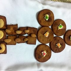 A picture of Jaggery mathi.