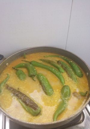 A picture of Chillies and Potatoes.