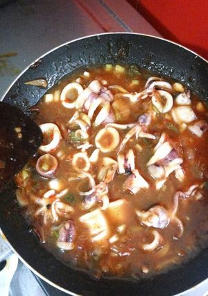 Foto resep Cumi asam manis