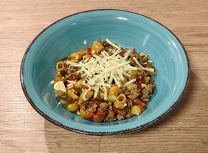Foto principal de Pasta corta con carne picada
