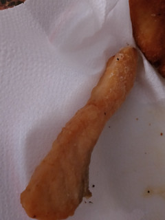 Una foto de Salmón enharinado