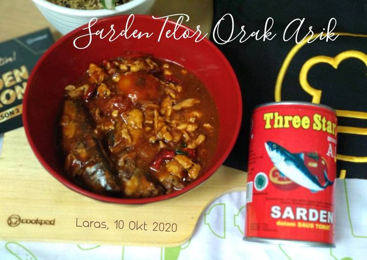 Resep Sarden Telor Orak Arik yang Bikin Ngiler