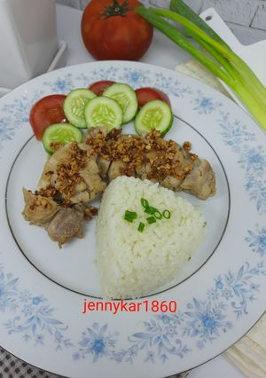 Foto resep Nasi Hainan & Ayam Jahe