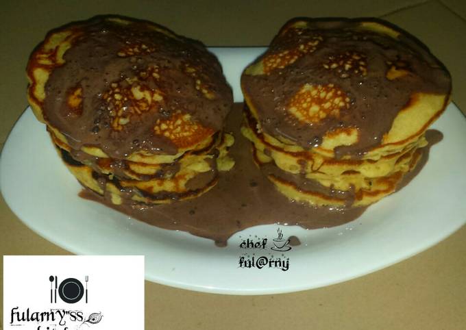 Banana pancakes by ful@rny*ss kitchen Recipe