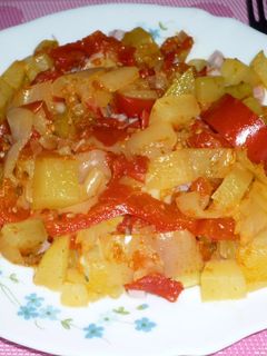 Tökös lecsó recept fotója