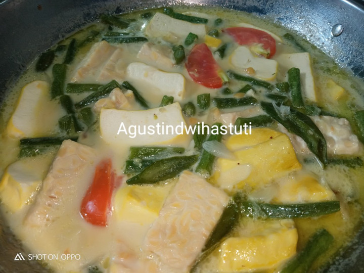 Resep Tempe Tahu Buncis Kuah Santan Anti Gagal