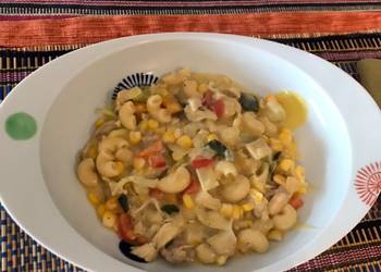Update, Serving Recipe Super easy cream chicken veg stew Delicious Perfect