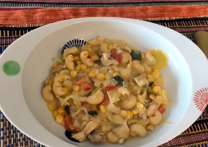 Step-by-Step Guide to Make Favorite Super easy cream chicken veg stew